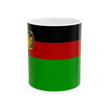 Flag of Afghanistan 1974-1978 (Afghanistan) White Coffee Mug 11oz - Go Mug Yourself