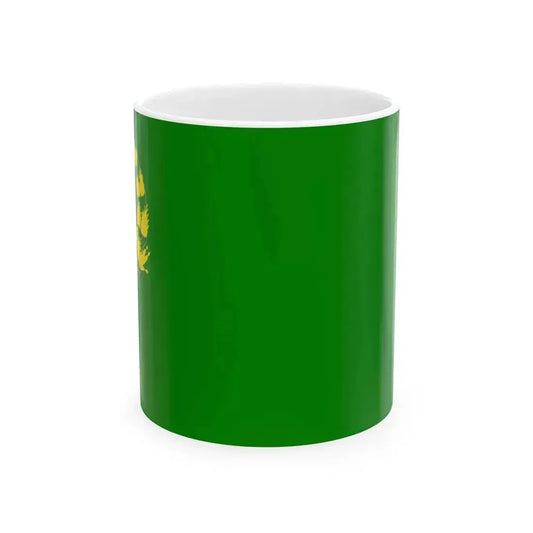 Flag of Afghanistan 1978-1980 reported variant (Afghanistan) White Coffee Mug 11oz - Go Mug Yourself