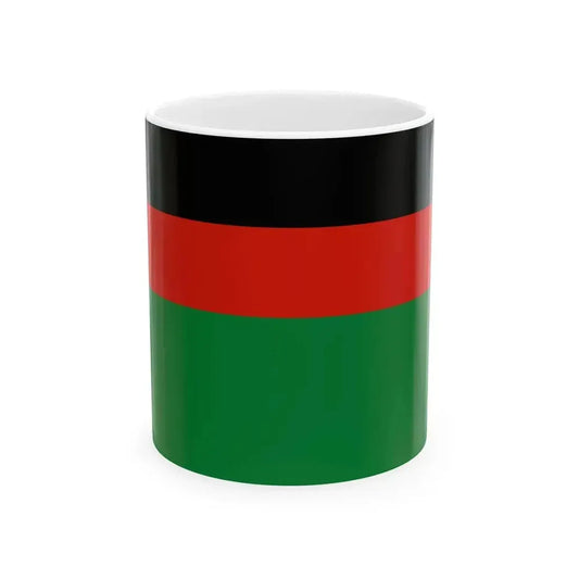Flag of Afghanistan 1978 (Afghanistan) White Coffee Mug 11oz - Go Mug Yourself