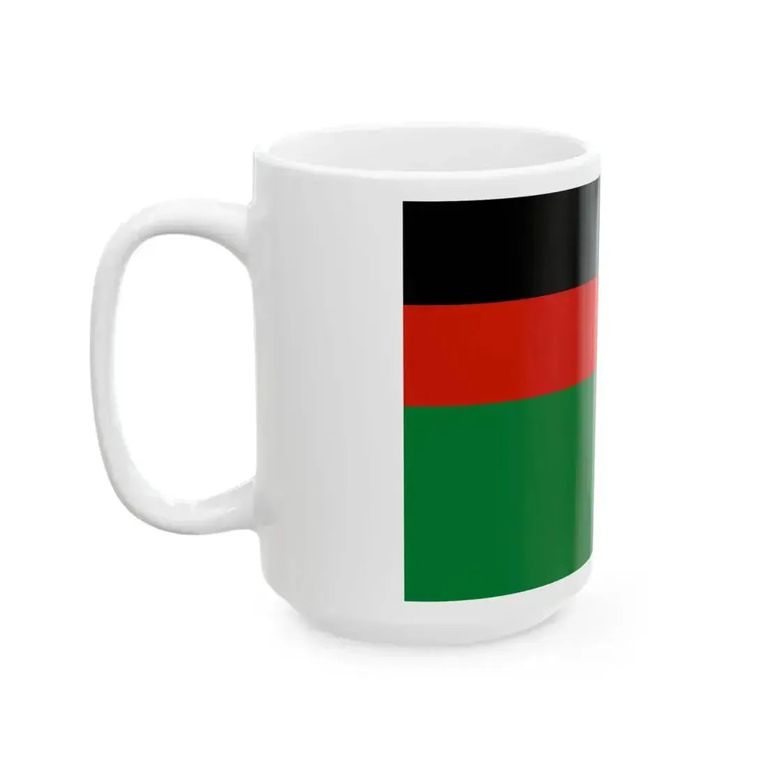 Flag of Afghanistan 1978 (Afghanistan) White Coffee Mug - Go Mug Yourself
