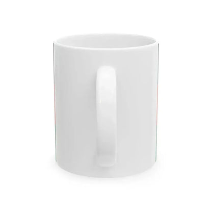 Flag of Afghanistan 1980-1987 3-2 (Afghanistan) White Coffee Mug - Go Mug Yourself