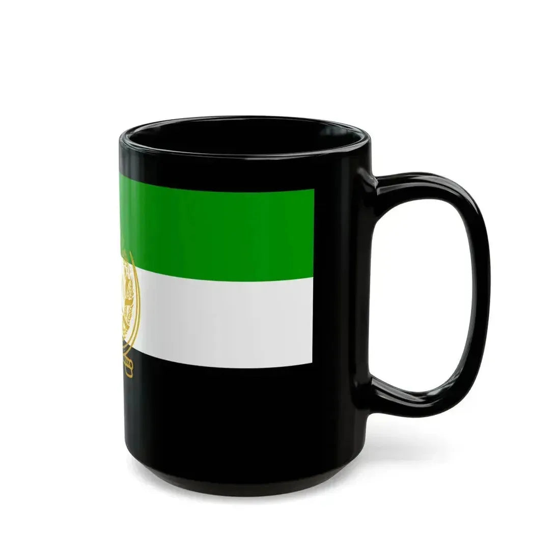 Flag of Afghanistan 1992 to 2001 - Black Coffee Mug - Go Mug Yourself