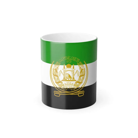 Flag of Afghanistan 1992 to 2001 - Color Changing Coffee Mug 11oz - Go Mug Yourself