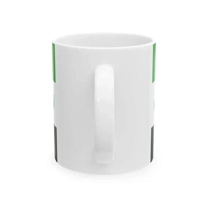 Flag of Afghanistan 2001-2002 3-2 (Afghanistan) White Coffee Mug - Go Mug Yourself