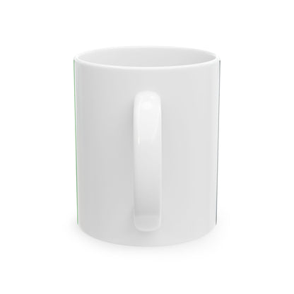 Flag of Afghanistan 2002-2004 3-2 (Afghanistan) White Coffee Mug-Go Mug Yourself