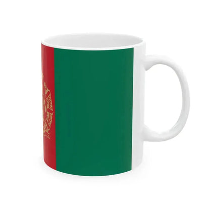 Flag of Afghanistan 2002-2004 Variant (Afghanistan) White Coffee Mug - Go Mug Yourself