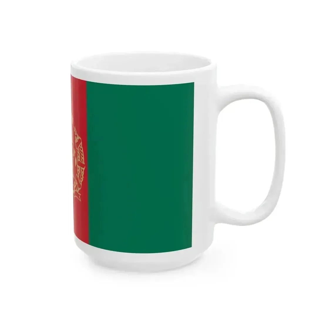 Flag of Afghanistan 2002-2004 Variant (Afghanistan) White Coffee Mug - Go Mug Yourself
