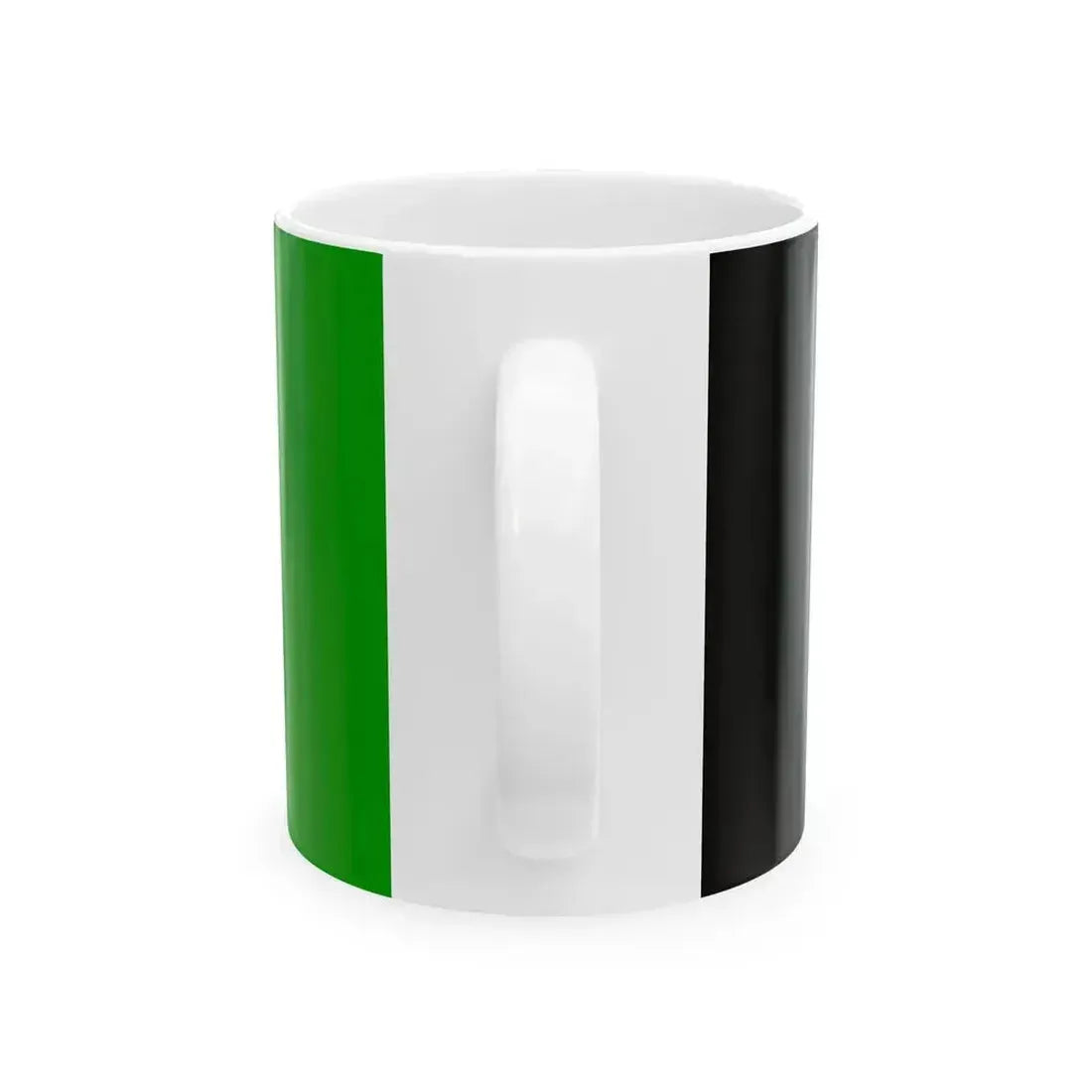 Flag of Afghanistan 2002-2004 variant with golden arms (Afghanistan) White Coffee Mug - Go Mug Yourself