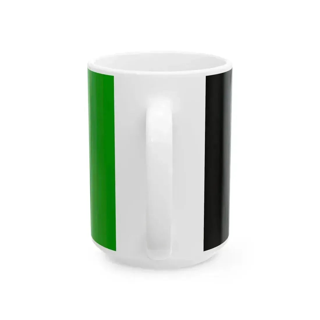 Flag of Afghanistan 2002-2004 variant with golden arms (Afghanistan) White Coffee Mug - Go Mug Yourself