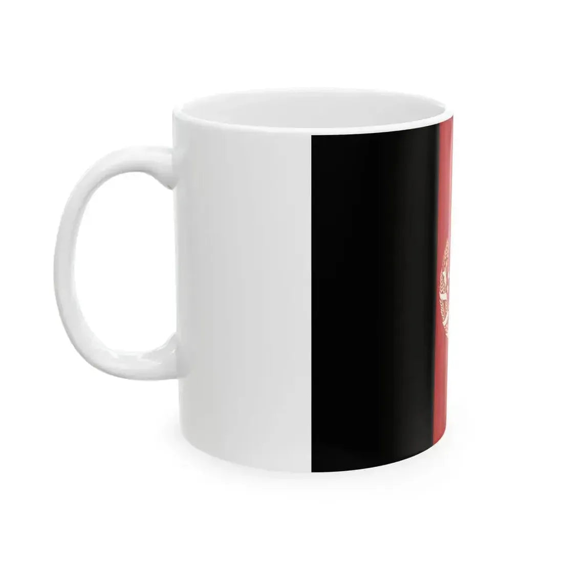 Flag of Afghanistan 2004-2021 unofficial variation (Afghanistan) White Coffee Mug - Go Mug Yourself