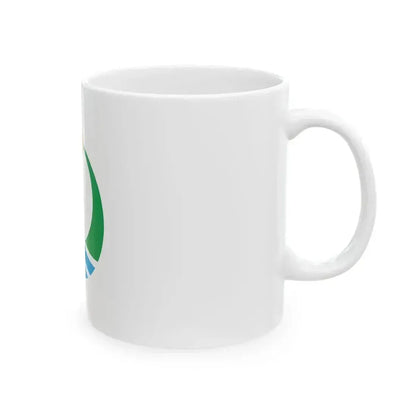 Flag of Aga Niigata (Japan) White Coffee Mug - Go Mug Yourself