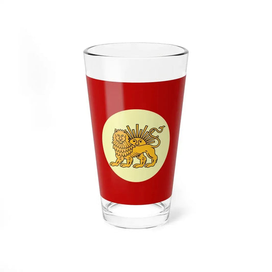 Flag of Agha Mohammad Khan (Iran) Pint Glass 16oz 16oz - Go Mug Yourself