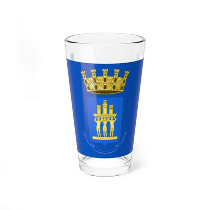 Flag of Agrigento (Italy) Pint Glass 16oz 16oz - Go Mug Yourself