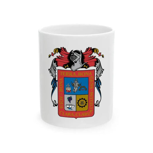Flag of Aguascalientes (Mexico) White Coffee Mug 11oz - Go Mug Yourself