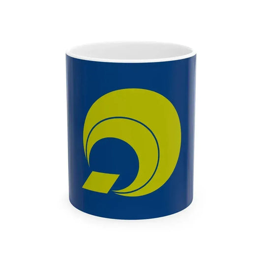 Flag of Aguni Okinawa (Japan) White Coffee Mug 11oz - Go Mug Yourself