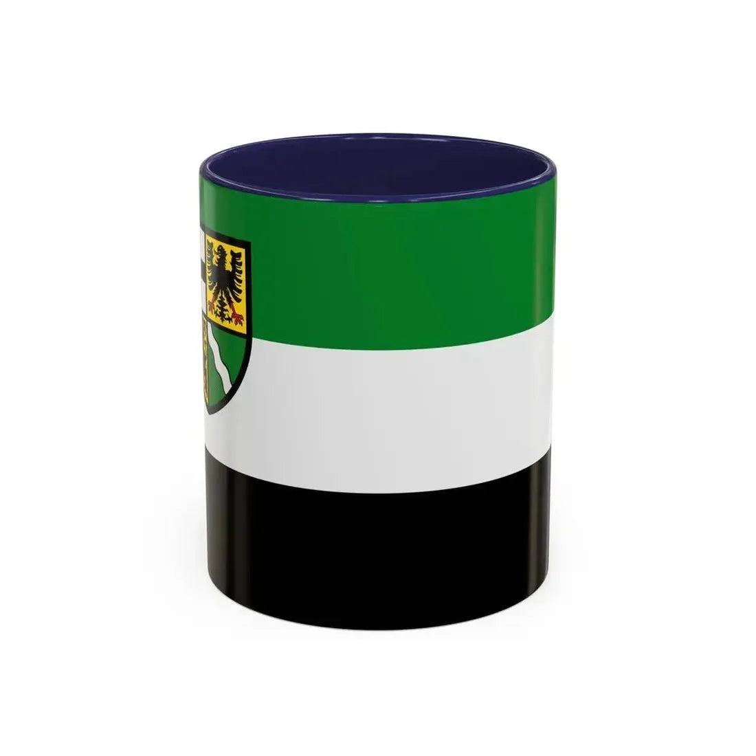 Flag of Ahrweiler Germany - Accent Coffee Mug 11oz Navy - Go Mug Yourself