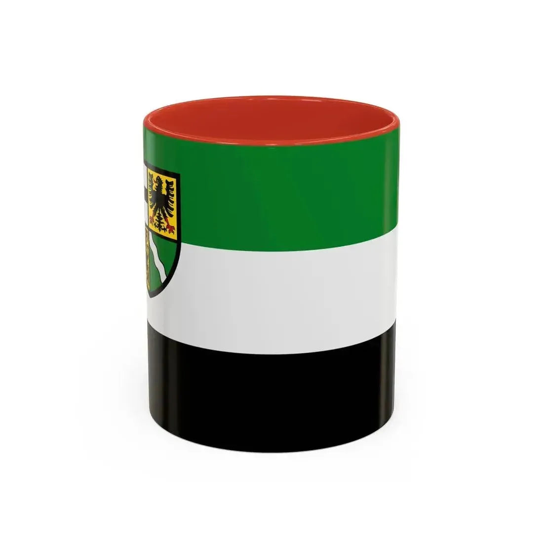 Flag of Ahrweiler Germany - Accent Coffee Mug 11oz Red - Go Mug Yourself