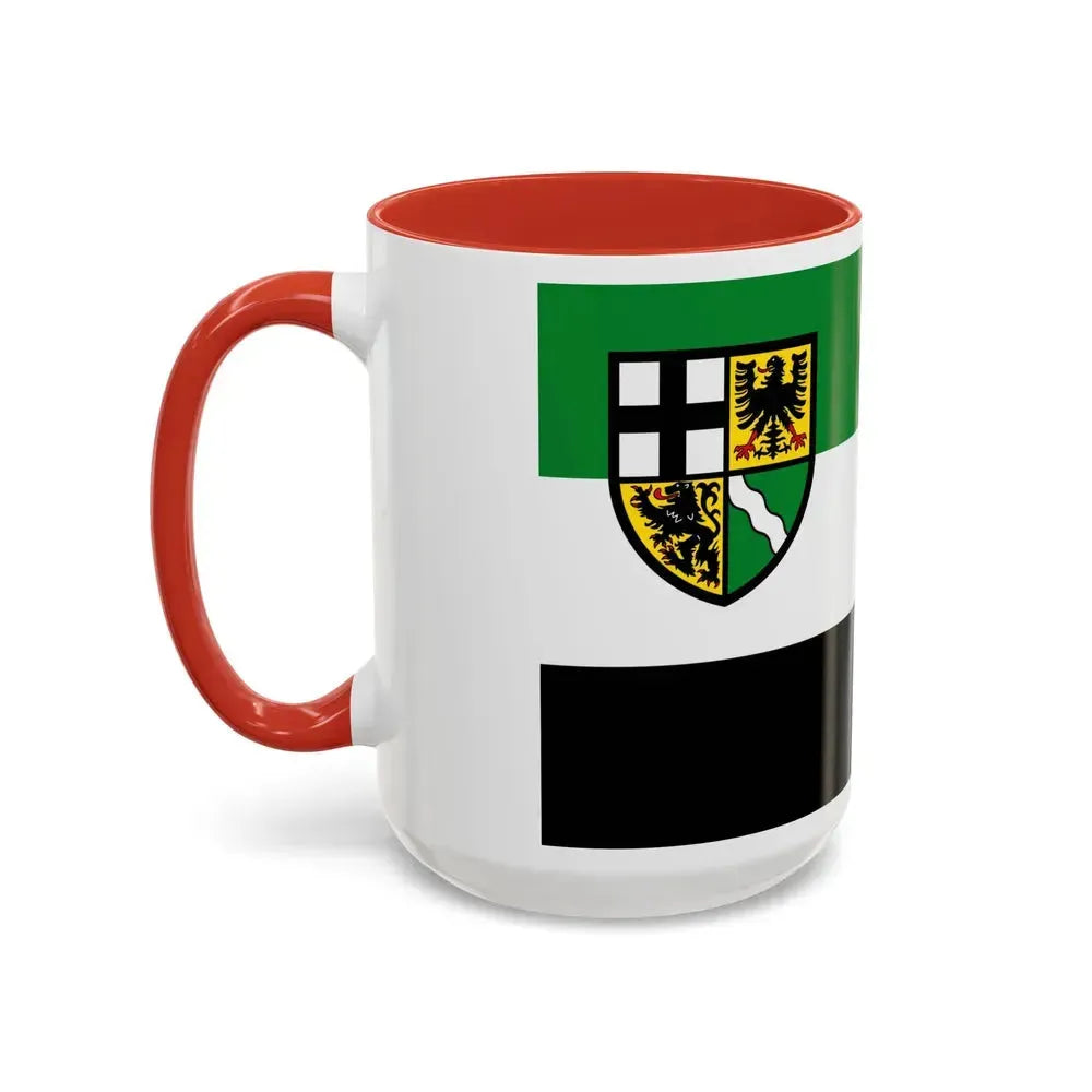 Flag of Ahrweiler Germany - Accent Coffee Mug - Go Mug Yourself