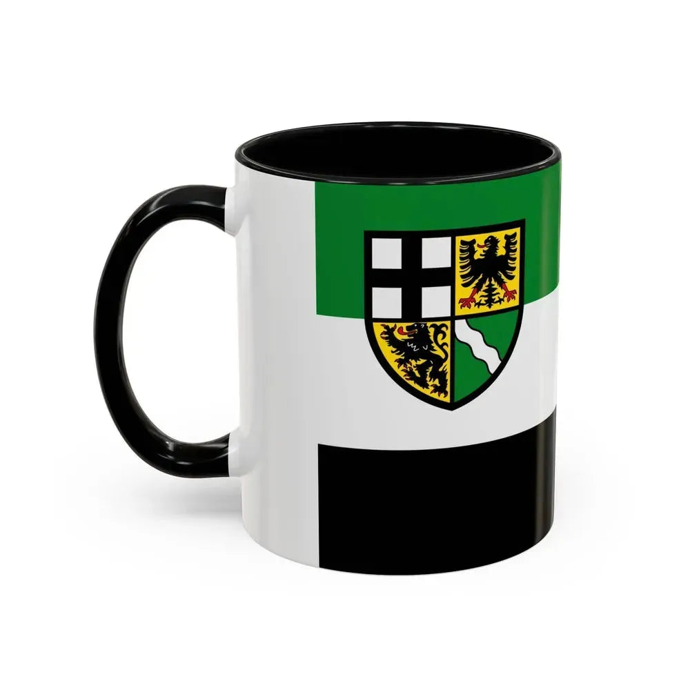 Flag of Ahrweiler Germany - Accent Coffee Mug - Go Mug Yourself