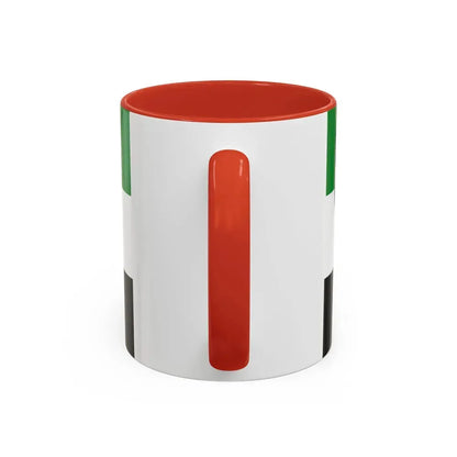 Flag of Ahrweiler Germany - Accent Coffee Mug - Go Mug Yourself