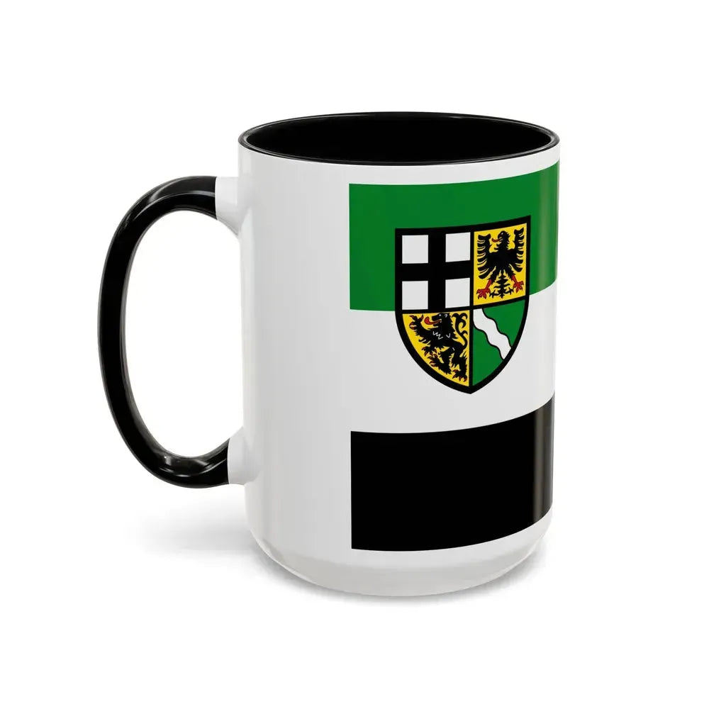 Flag of Ahrweiler Germany - Accent Coffee Mug - Go Mug Yourself