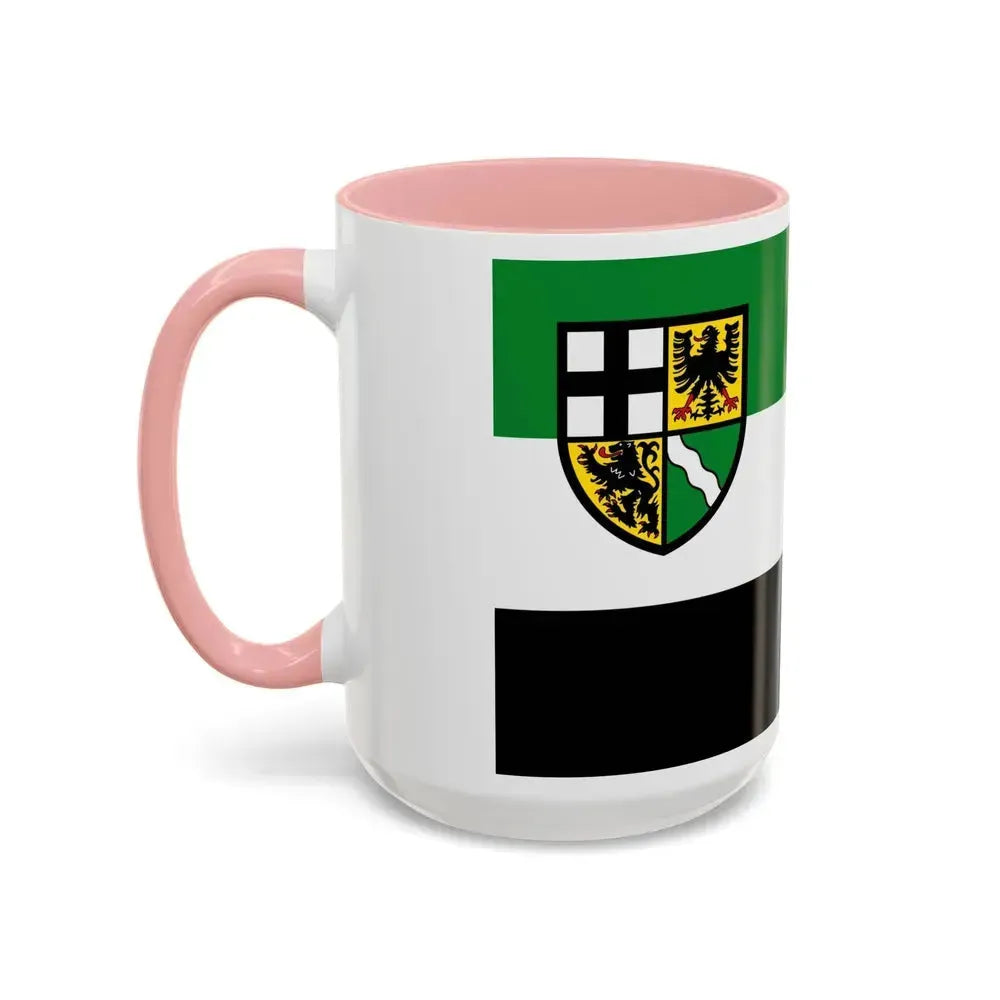 Flag of Ahrweiler Germany - Accent Coffee Mug - Go Mug Yourself