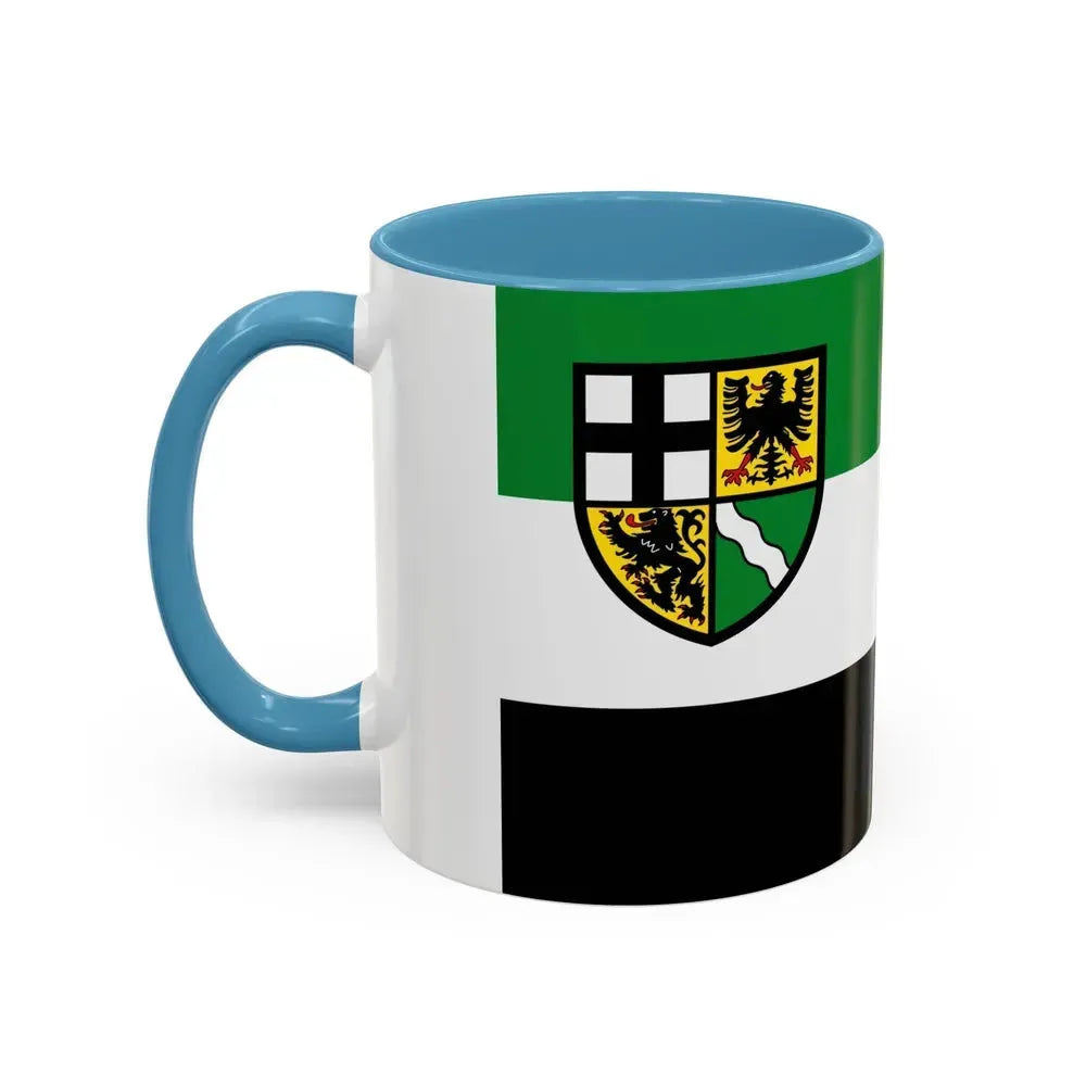 Flag of Ahrweiler Germany - Accent Coffee Mug - Go Mug Yourself