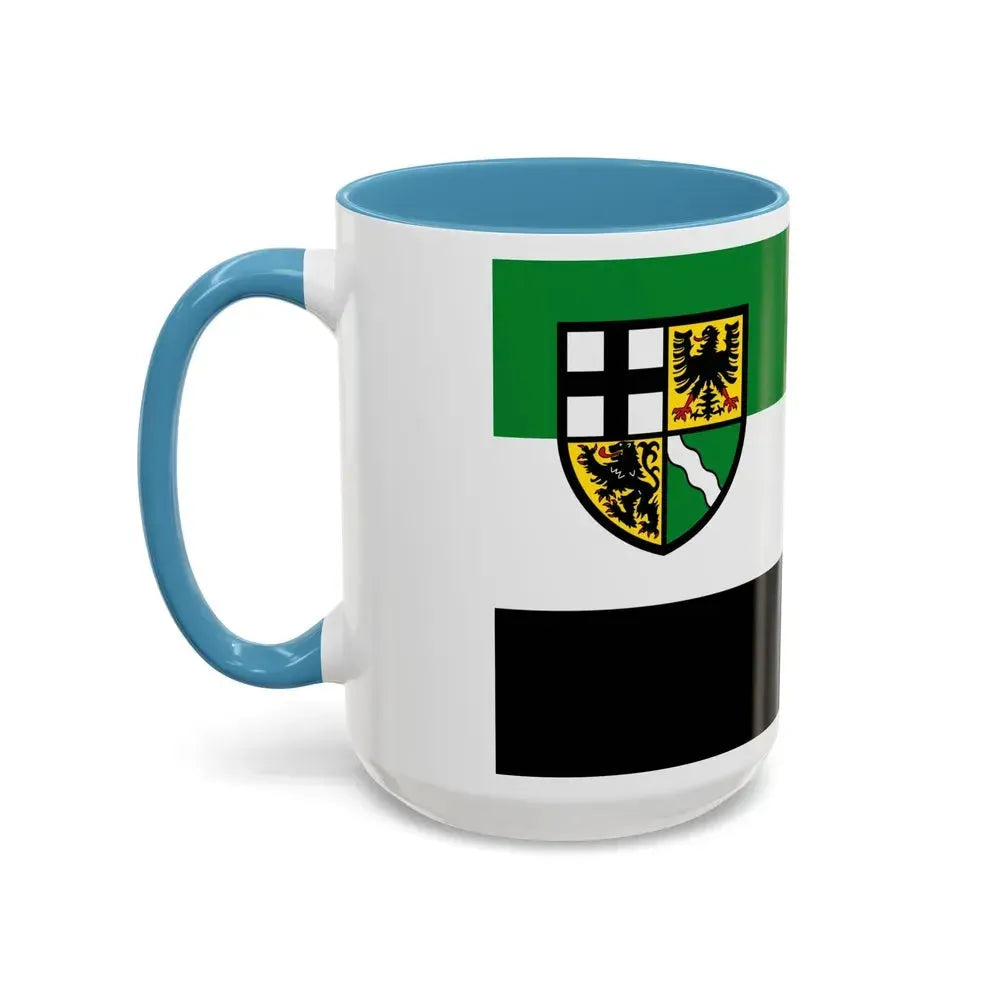 Flag of Ahrweiler Germany - Accent Coffee Mug - Go Mug Yourself