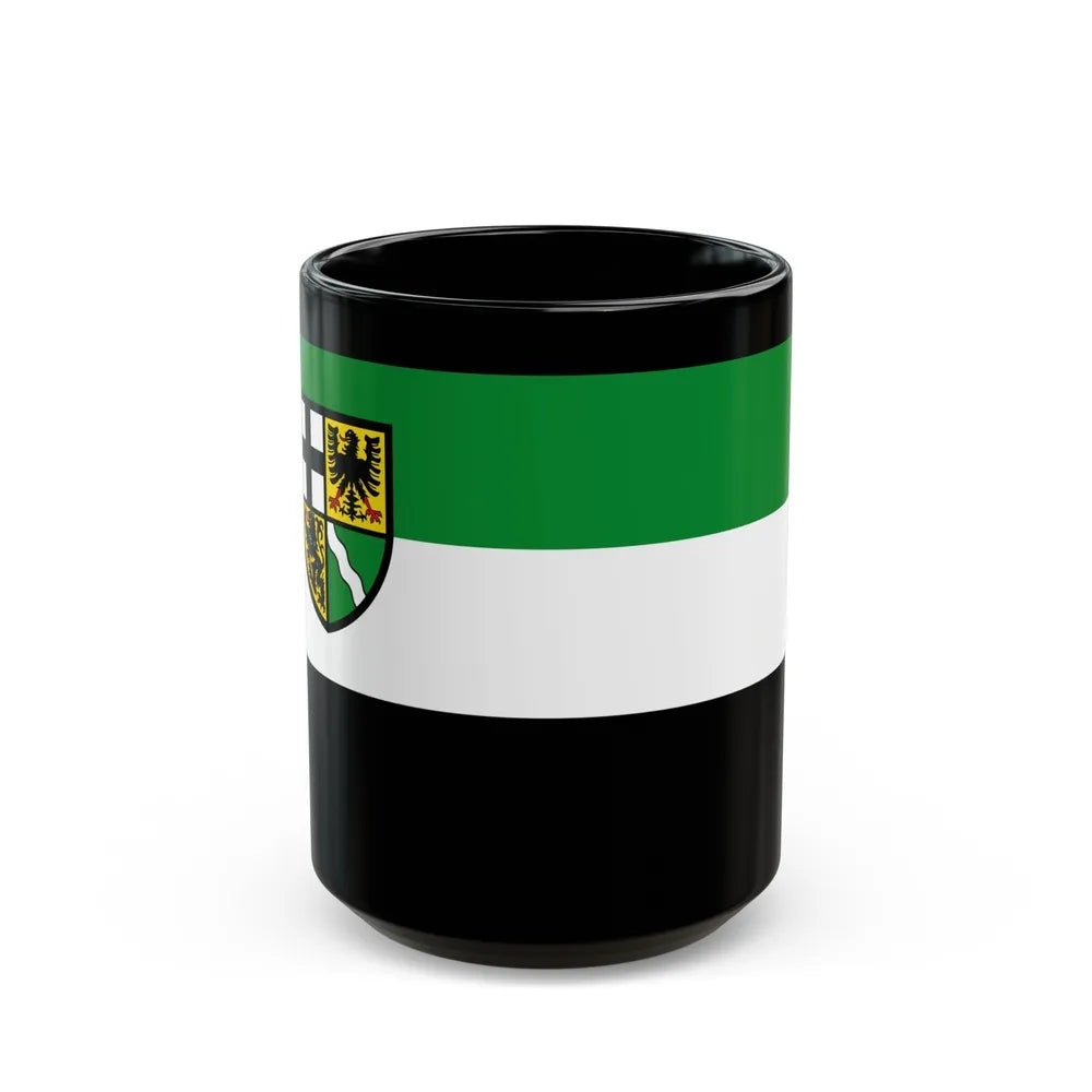 Flag of Ahrweiler Germany - Black Coffee Mug-15oz-Go Mug Yourself