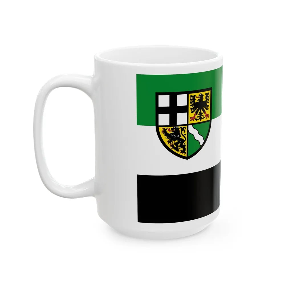 Flag of Ahrweiler Germany - White Coffee Mug-Go Mug Yourself