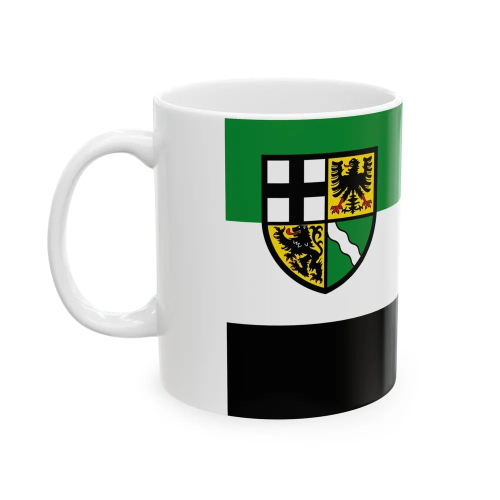 Flag of Ahrweiler Germany - White Coffee Mug-Go Mug Yourself