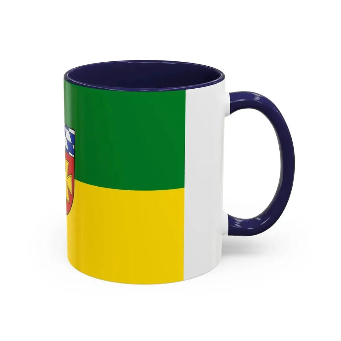 Flag of Aichach Friedberg Germany - Accent Coffee Mug - Go Mug Yourself