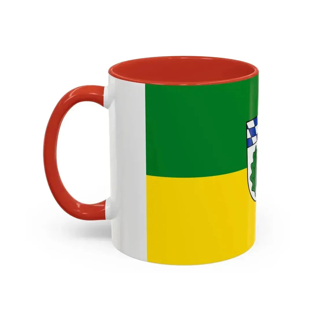 Flag of Aichach Friedberg Germany - Accent Coffee Mug - Go Mug Yourself