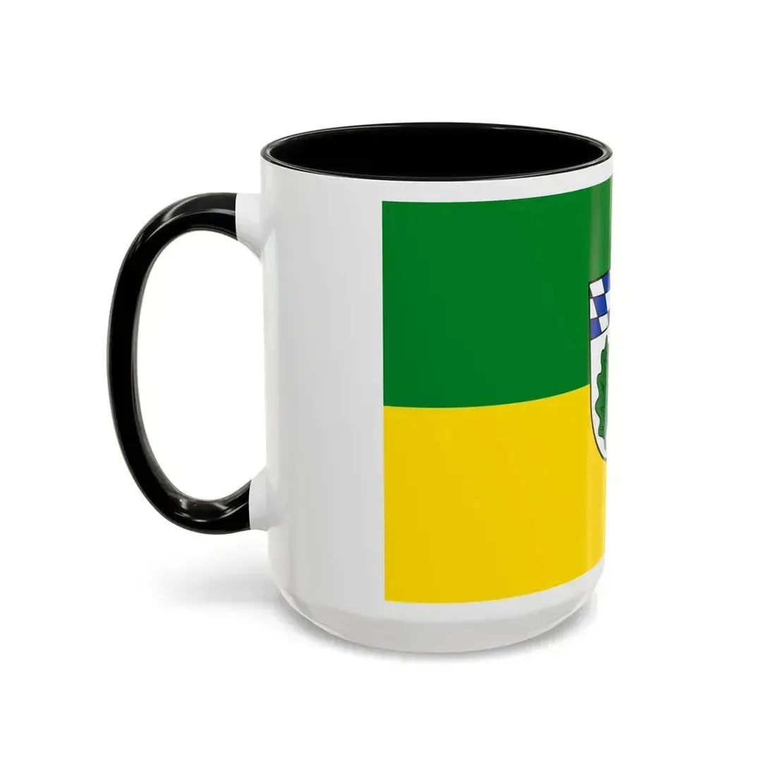 Flag of Aichach Friedberg Germany - Accent Coffee Mug - Go Mug Yourself