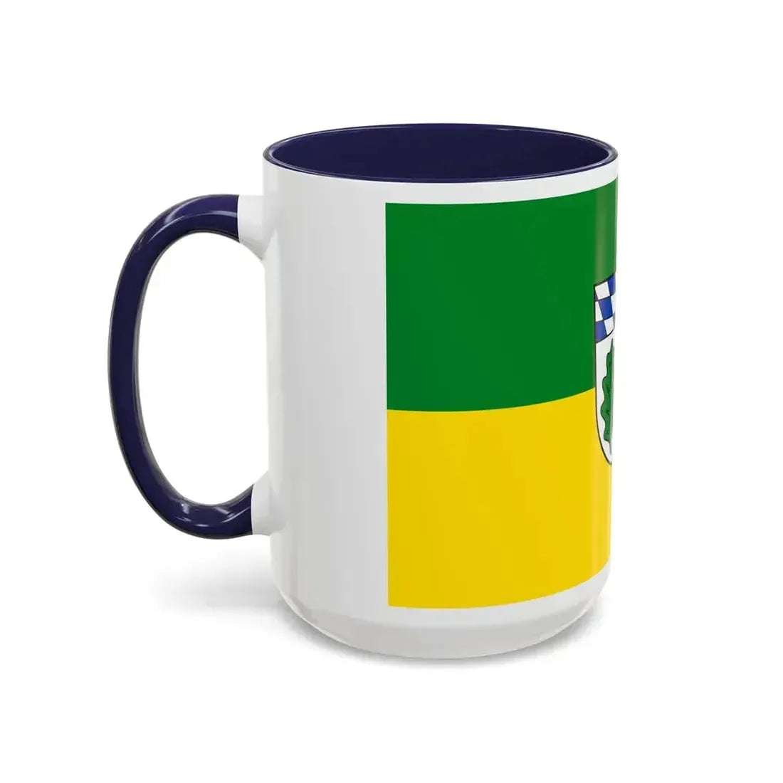 Flag of Aichach Friedberg Germany - Accent Coffee Mug - Go Mug Yourself