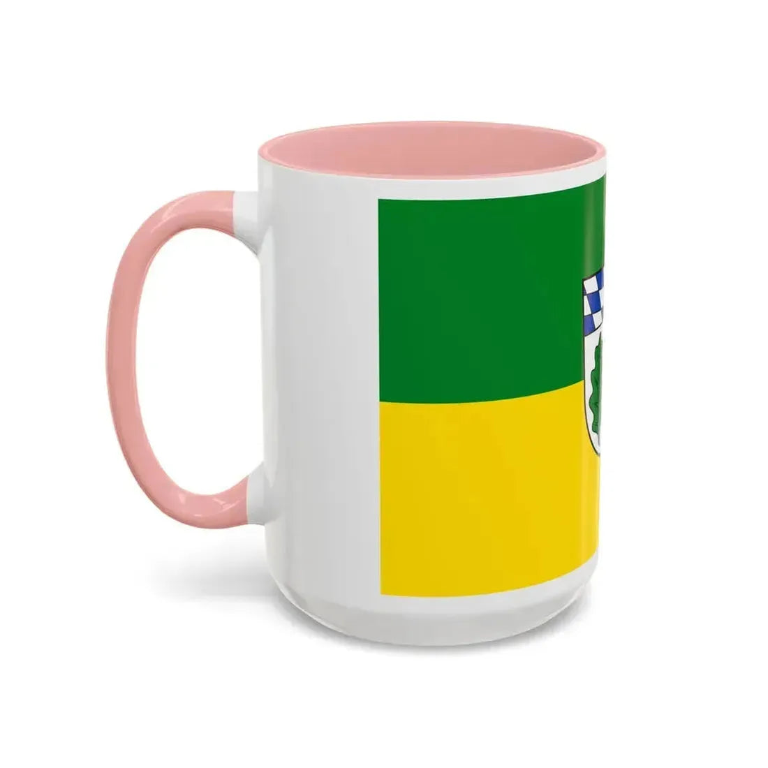 Flag of Aichach Friedberg Germany - Accent Coffee Mug - Go Mug Yourself