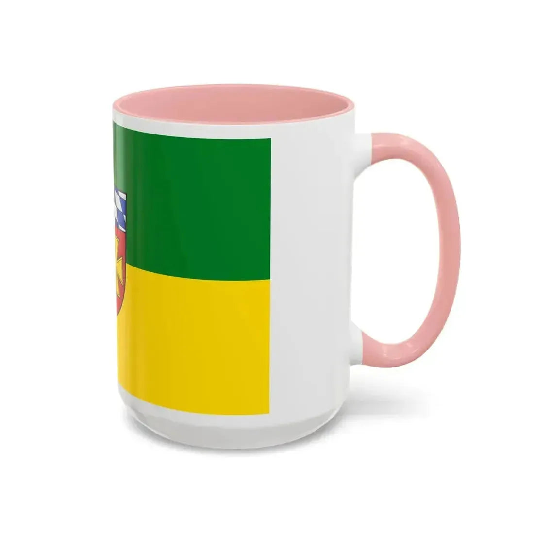Flag of Aichach Friedberg Germany - Accent Coffee Mug - Go Mug Yourself