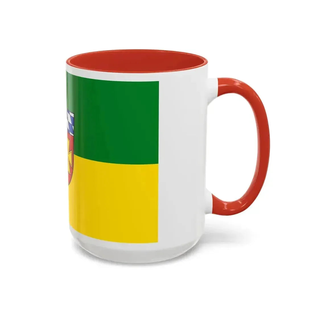 Flag of Aichach Friedberg Germany - Accent Coffee Mug - Go Mug Yourself
