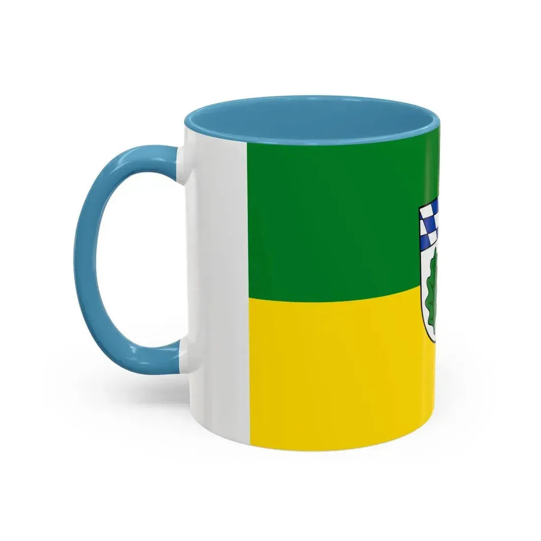 Flag of Aichach Friedberg Germany - Accent Coffee Mug - Go Mug Yourself