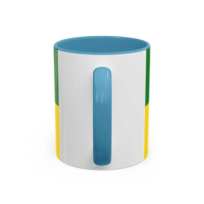 Flag of Aichach Friedberg Germany - Accent Coffee Mug - Go Mug Yourself