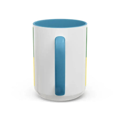 Flag of Aichach Friedberg Germany - Accent Coffee Mug - Go Mug Yourself