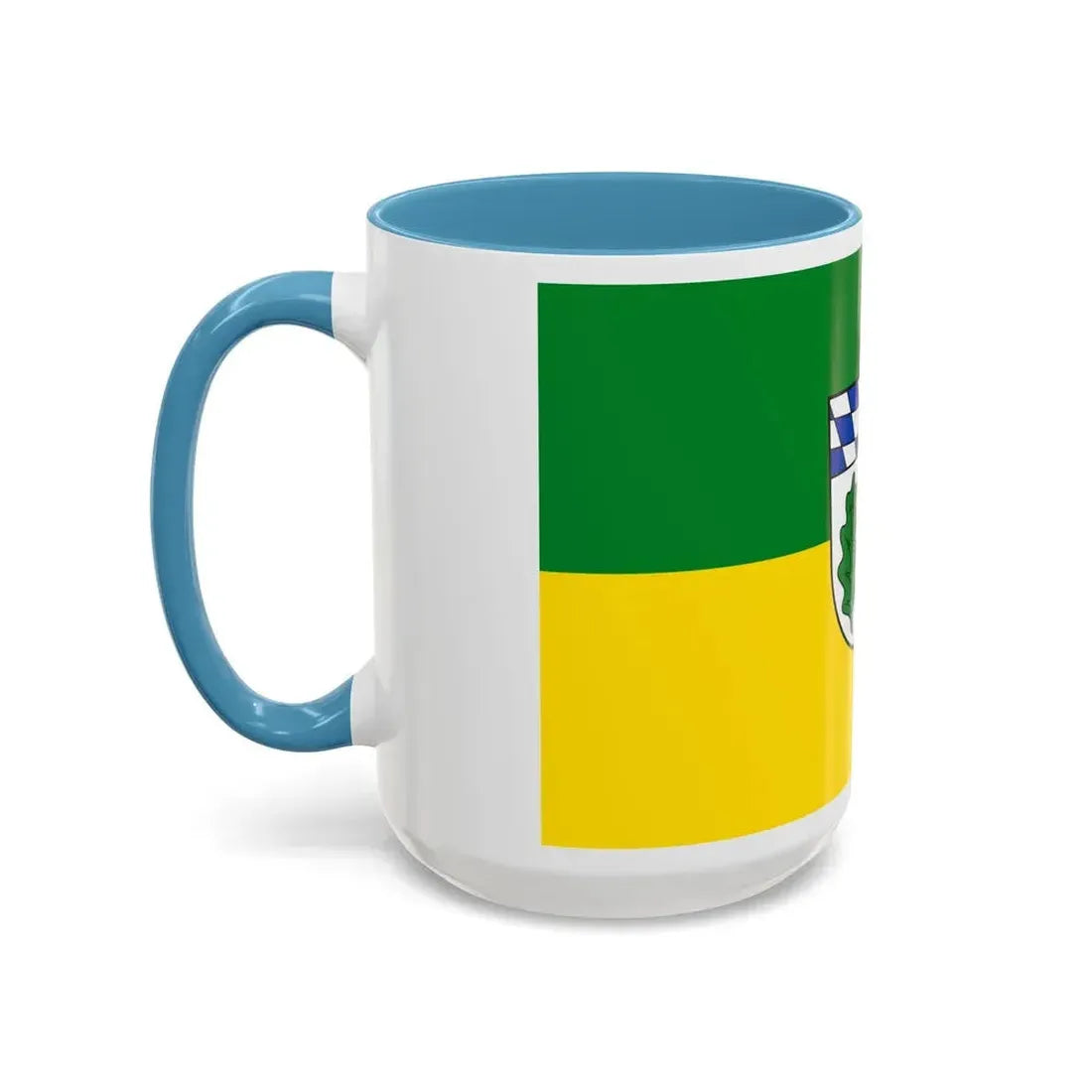 Flag of Aichach Friedberg Germany - Accent Coffee Mug - Go Mug Yourself