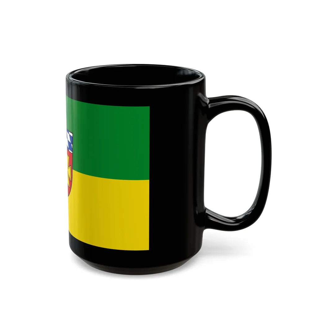 Flag of Aichach Friedberg Germany - Black Coffee Mug-Go Mug Yourself