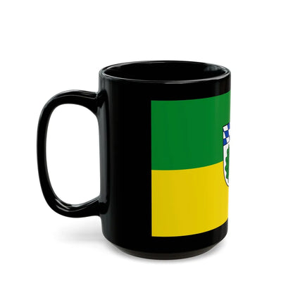 Flag of Aichach Friedberg Germany - Black Coffee Mug-Go Mug Yourself