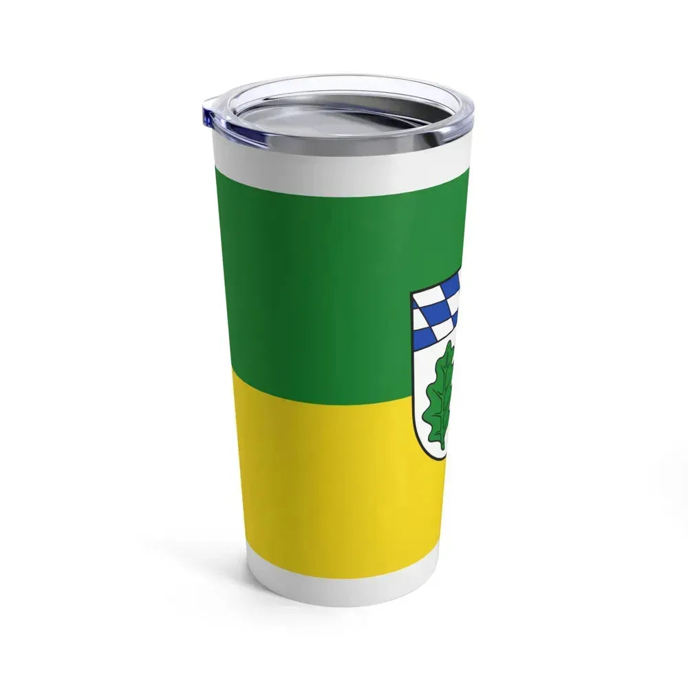 Flag of Aichach Friedberg Germany - Tumbler 20oz - Go Mug Yourself