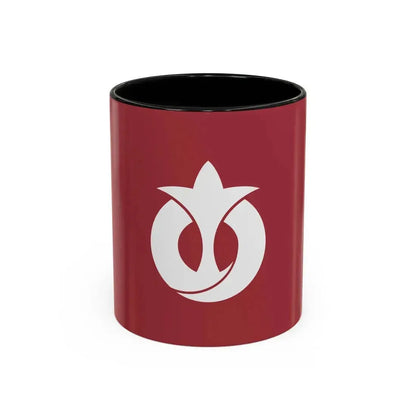Flag of Aichi Prefecture Japan - Accent Coffee Mug 11oz Black - Go Mug Yourself