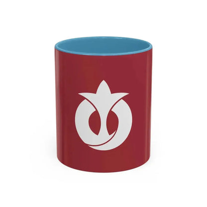 Flag of Aichi Prefecture Japan - Accent Coffee Mug 11oz Light Blue - Go Mug Yourself