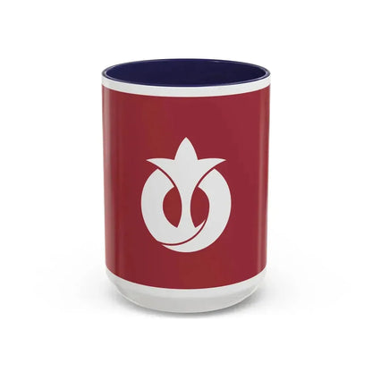 Flag of Aichi Prefecture Japan - Accent Coffee Mug 15oz Navy - Go Mug Yourself