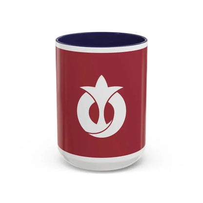 Flag of Aichi Prefecture Japan - Accent Coffee Mug 15oz Navy - Go Mug Yourself