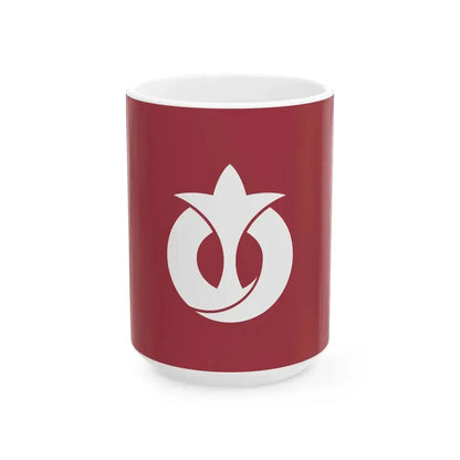 Flag of Aichi Prefecture (Japan) White Coffee Mug 15oz - Go Mug Yourself